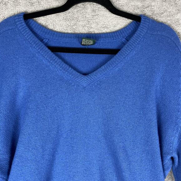 John Martin Sweater Mens XL V Neck Lambswool Blend Pullover Soft Warm Knit - Picture 2 of 16